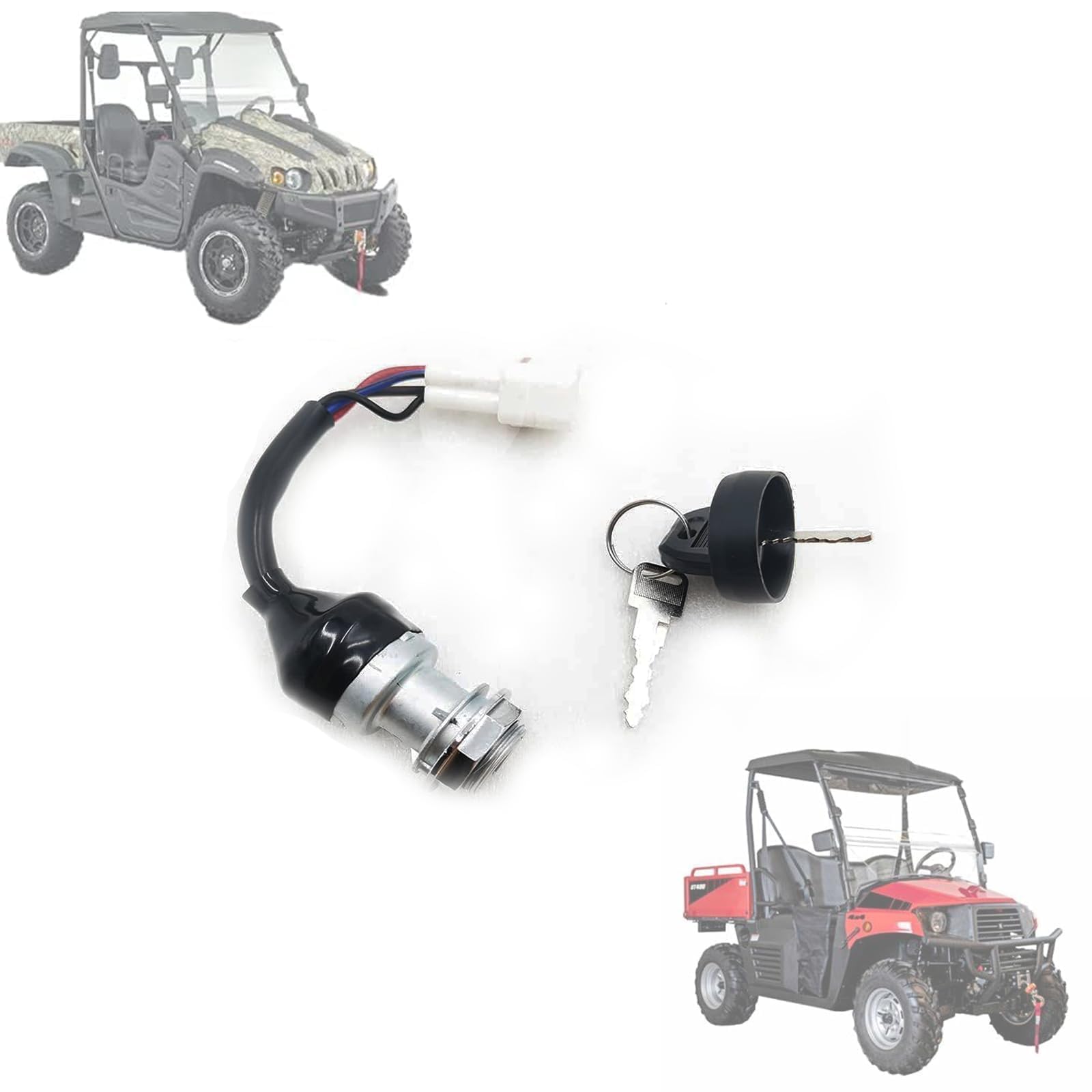 Ignition Key Switch 4 Wires for Hisun UTV400, UTV500, UTV700